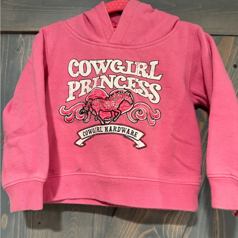 Cowgirl Hardware Pink Cowgirl Princess Hoodie